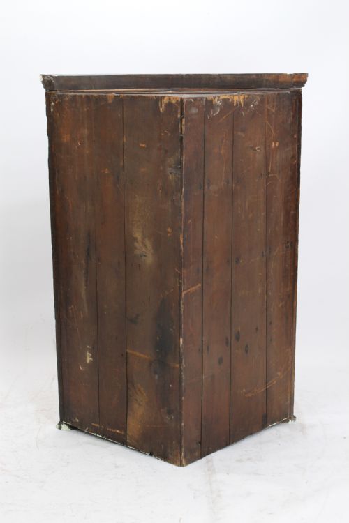 fig 1. Georgian Oak Bow Front Corner Cupboard