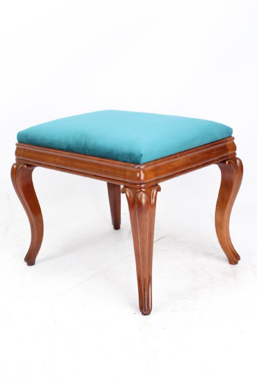 fig 1. Victorian Mahogany Dressing Table Stool
