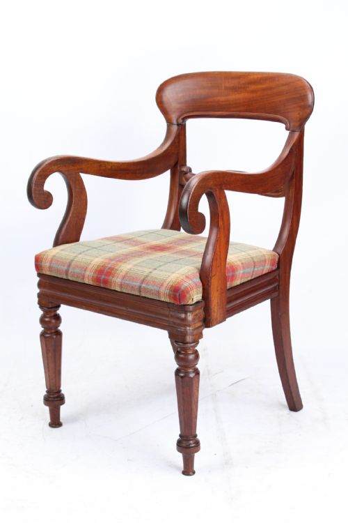 Victorian Mahogany Desk Chair