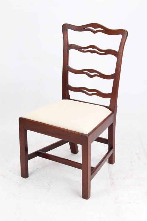 Georgian Mahogany Ladderback Desk Chair