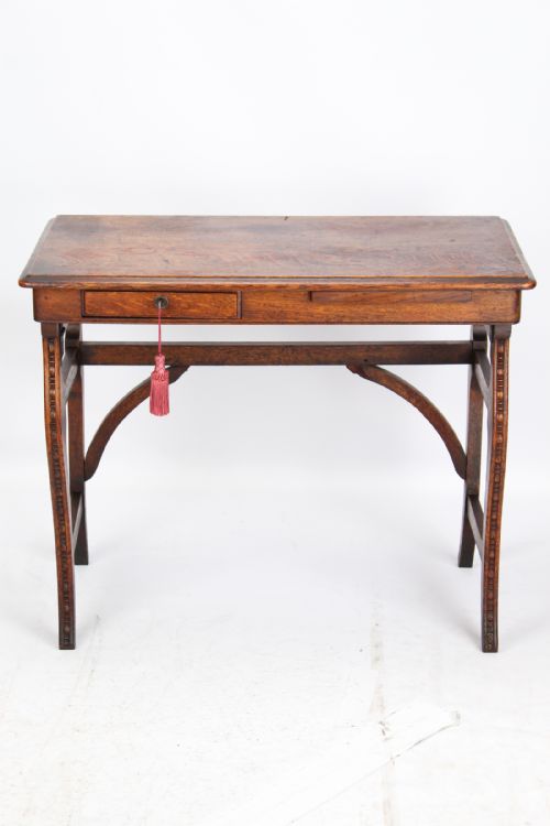 fig 1. Small Antique French Oak Desk 
