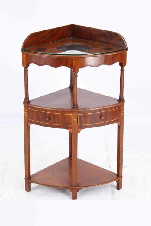Antique George III Corner Washstand