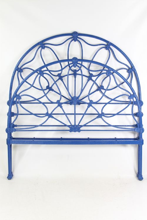 fig 1. Antique Victorian All Iron Double Bed Bedstead