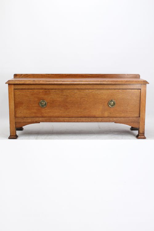 Edwardian Arts & Crafts Oak Chest