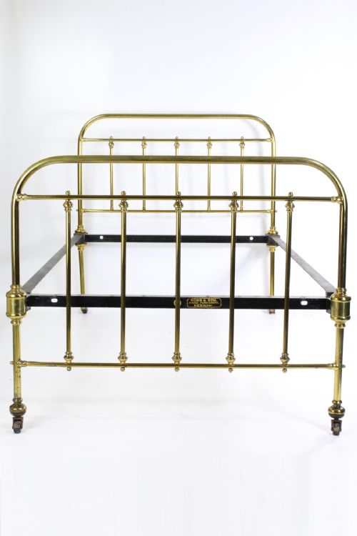 fig 2. Large Single Victorian Brass Bed