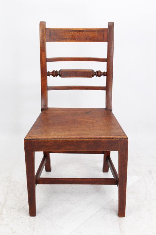 fig 1. Set 4 Victorian Mahogany Kitchen Chairs