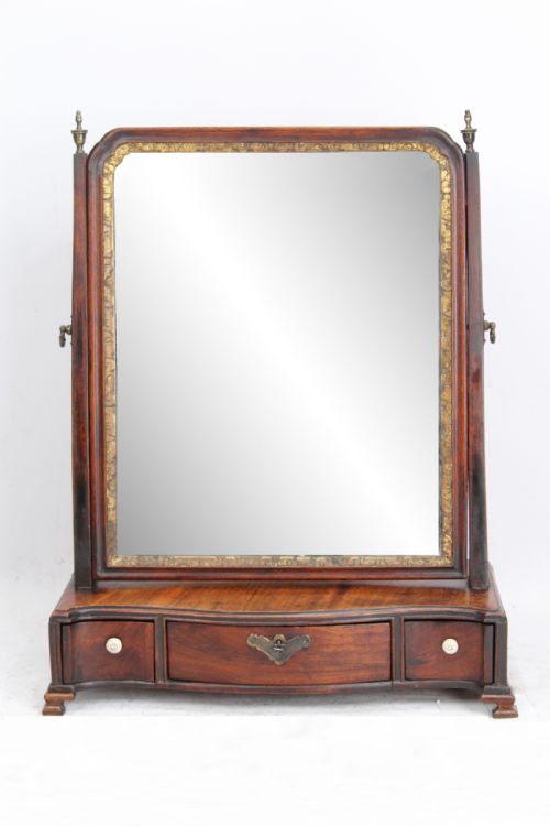 Georgian Mahogany Dressing Table Mirror