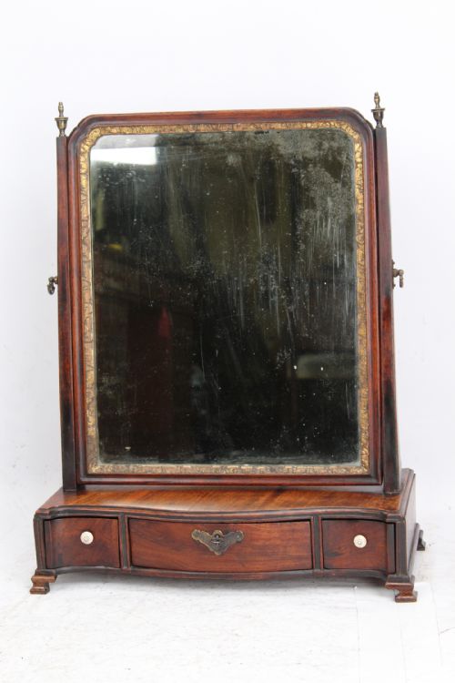 fig 1. Georgian Mahogany Dressing Table Mirror