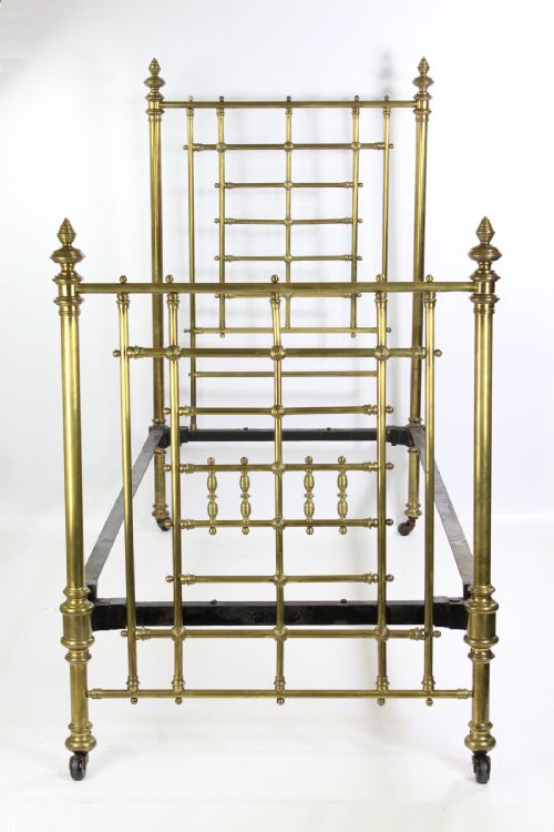 Single Victorian Brass Bed