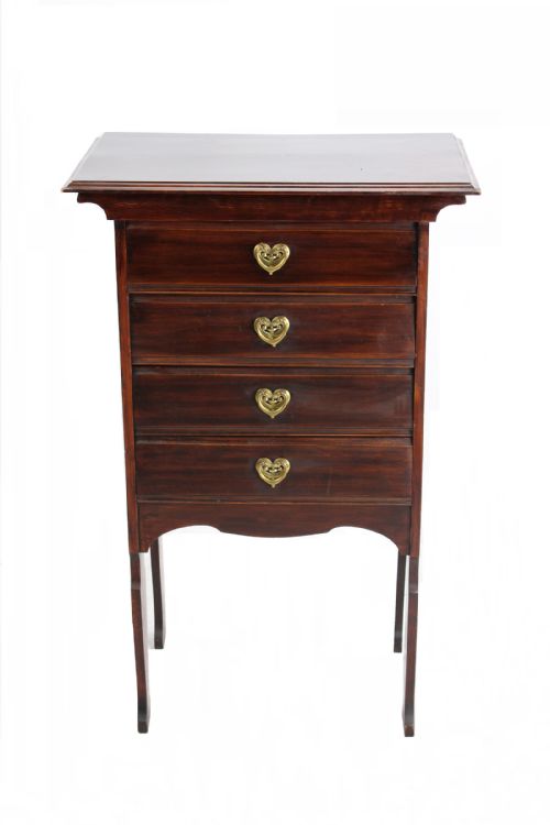 Edwardian Arts & Crafts Music Cabinet