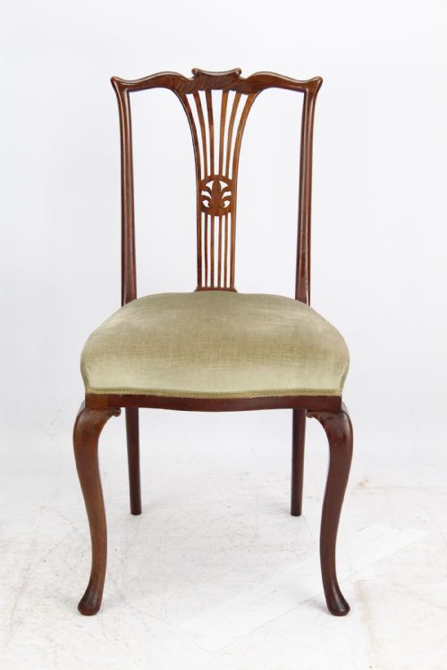 fig 1. Set 4 Edwardian Mahogany Dining Chairs