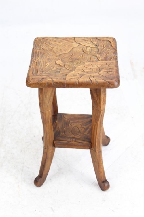 fig 1. Small Liberty Carved Japanese Coffee Table