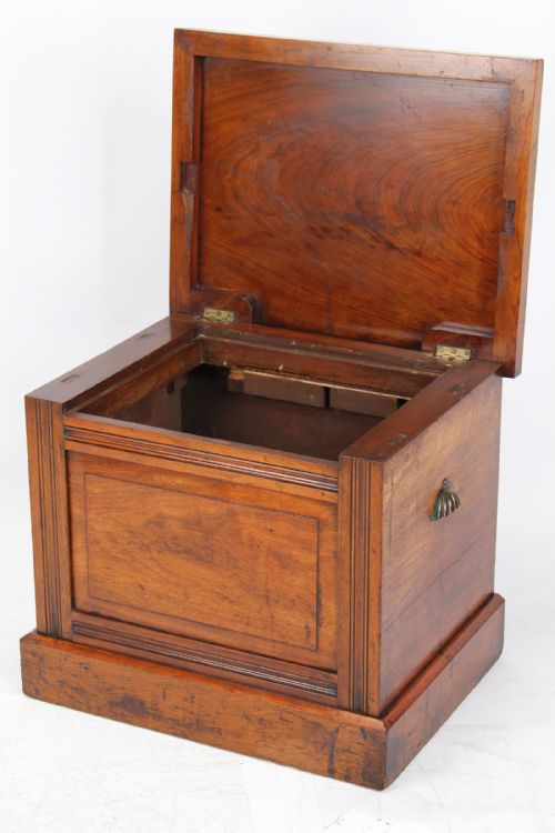 fig 1. Antique Victorian Walnut Ottoman