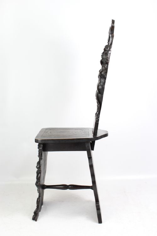 fig 2. Victorian Sgabello Hall Chair