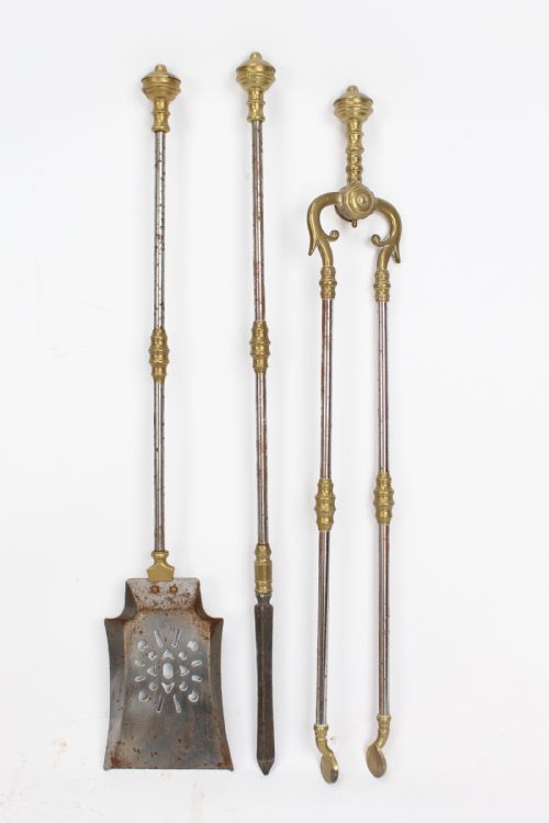 Set of Brass & Steel Fire Irons