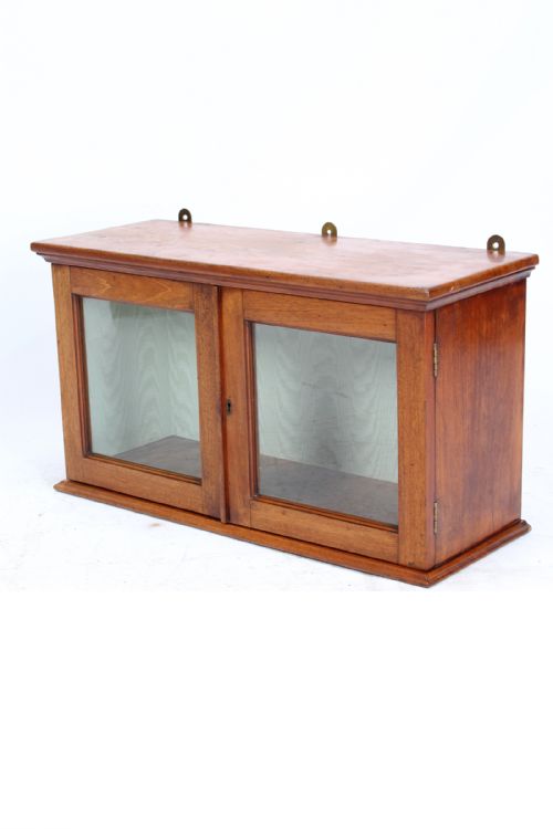 fig 1. Small Victorian Mahogany Hanging Wall Cabinet