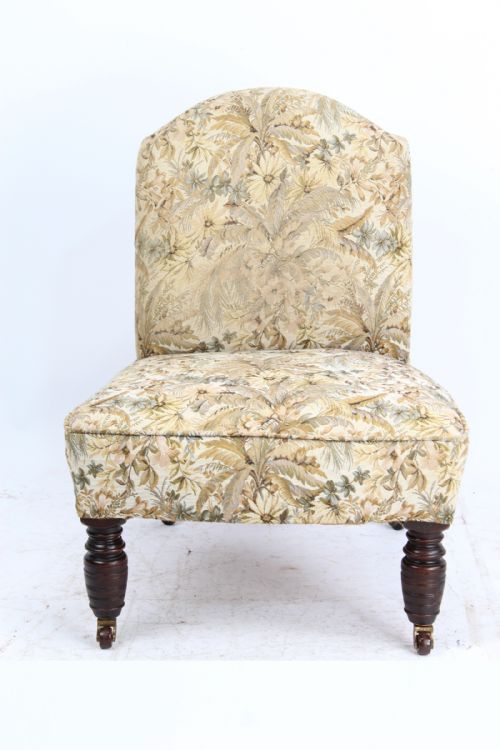 fig 1. Small Victorian Slipper Chair