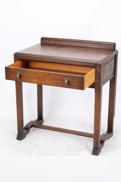 fig 1. Small Art Deco Oak Desk