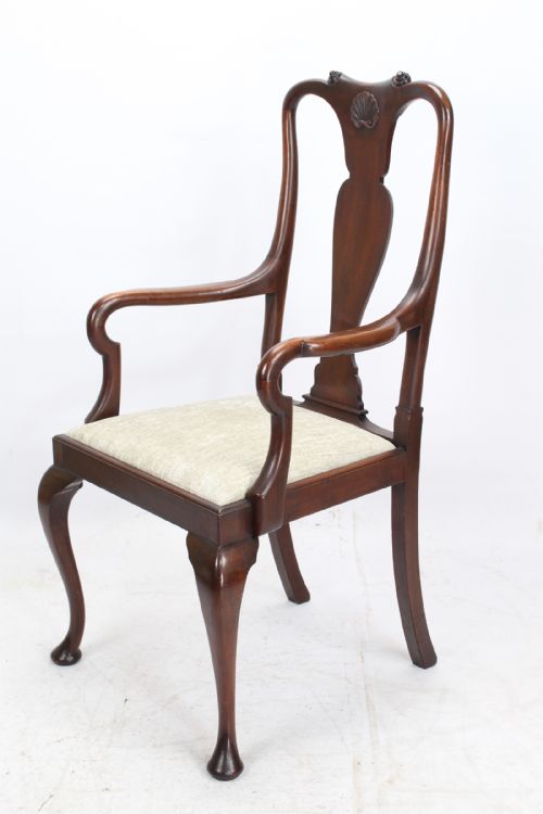 Antique Edwardian Mahogany Desk Chair