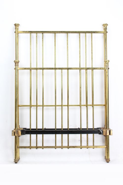 fig 1. Victorian Brass Single Bed By Shoolbred