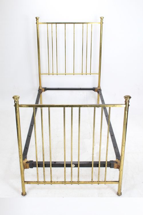 fig 2. Victorian Brass Single Bed By Shoolbred
