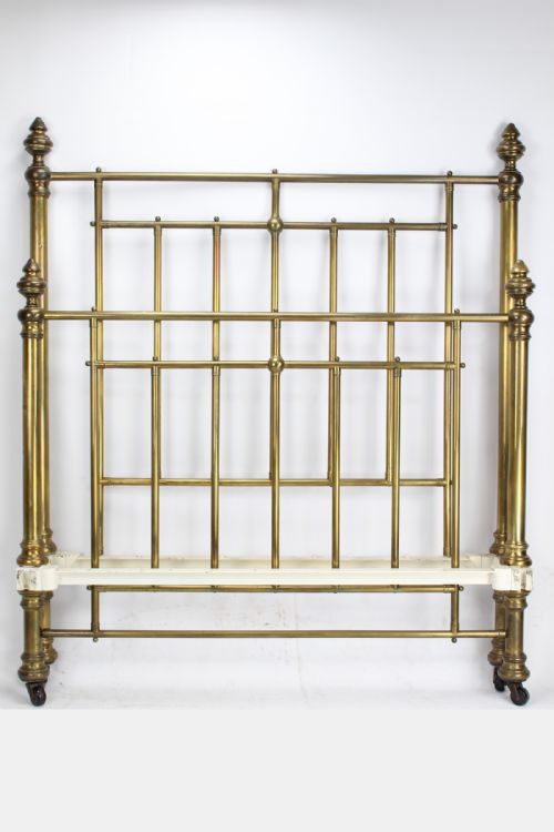 fig 1. Victorian Brass Double Bed by Hoskins & Sewell