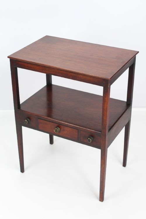 Georgian Mahogany Side Table with Drawer