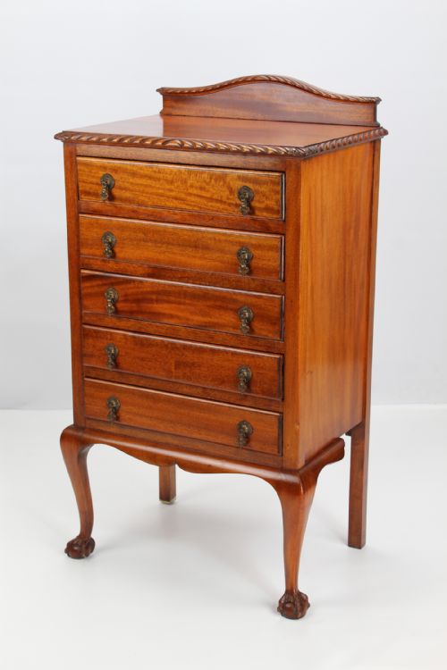 fig 1. Edwardian Mahogany Music Cabinet