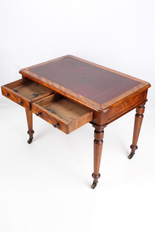 fig 1. Maple & Co Victorian Mahogany Desk