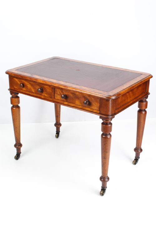 Maple & Co Victorian Mahogany Desk