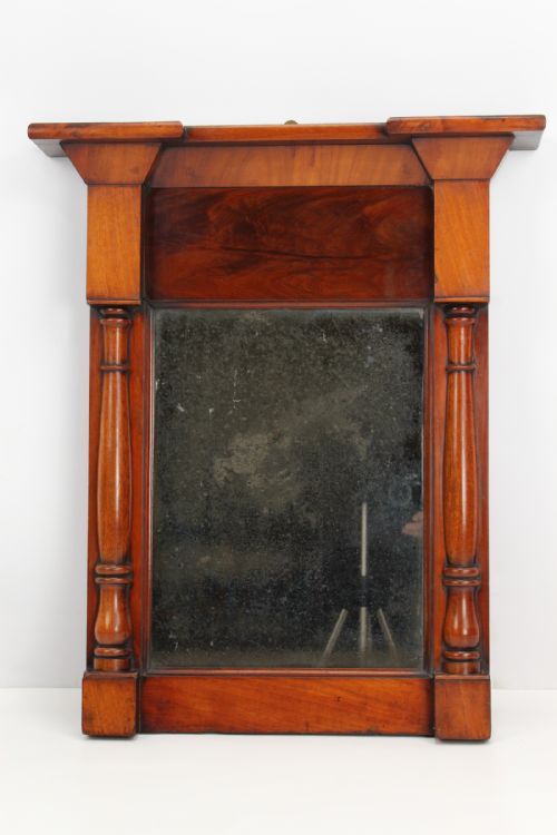 Small Regency Mahogany Pier Mirror