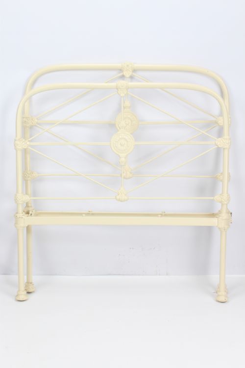 Victorian Cream Iron Single Bed