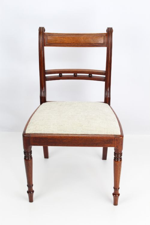 fig 1. Antique Regency Mahogany Desk Chair