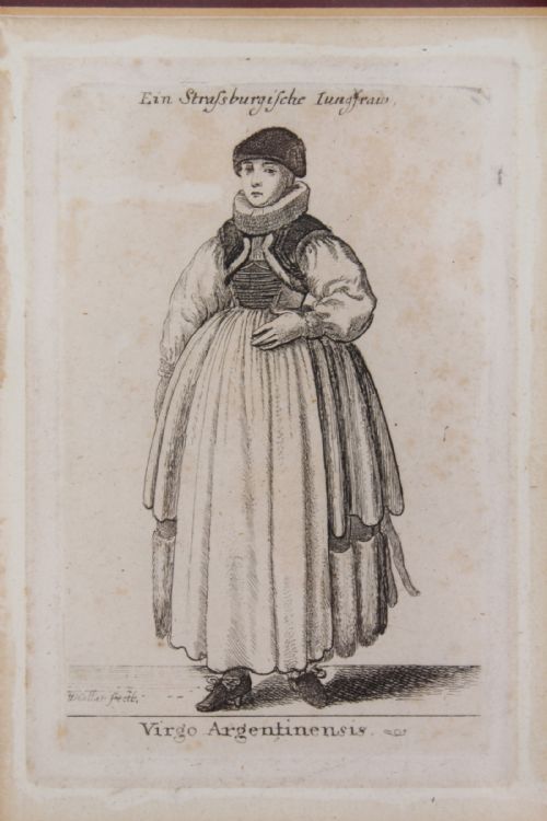 fig 3. Set Four Small 17th Century Wenceslaus Hollar Etchings