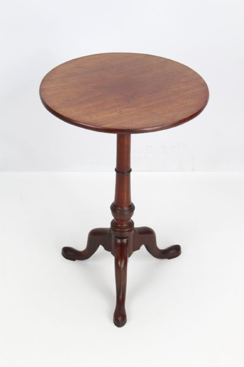 Small Georgian Mahogany Tripod Wine Table