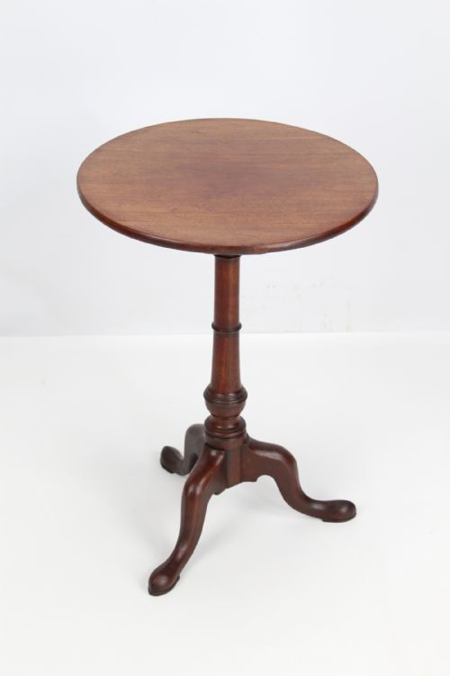 fig 1. Small Georgian Mahogany Tripod Wine Table