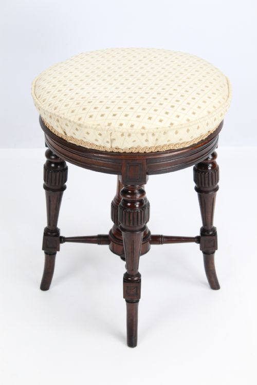 Victorian Rosewood Rise & Fall Piano Stool
