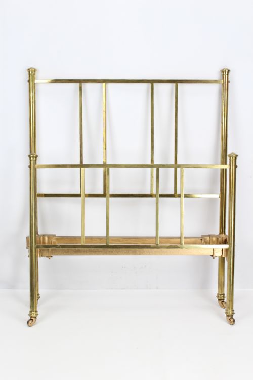 fig 1. Edwardian Brass Single Bed