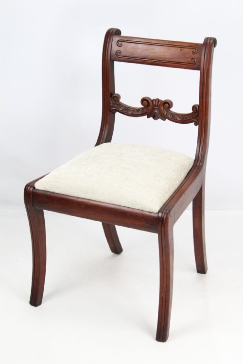 fig 1. Antique Regency Mahogany Desk Chair