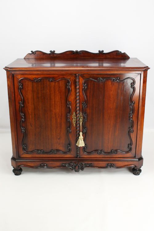 Antique French Rosewood Cupboard
