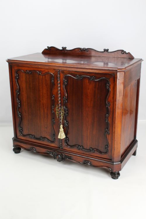 fig 1. Antique French Rosewood Cupboard