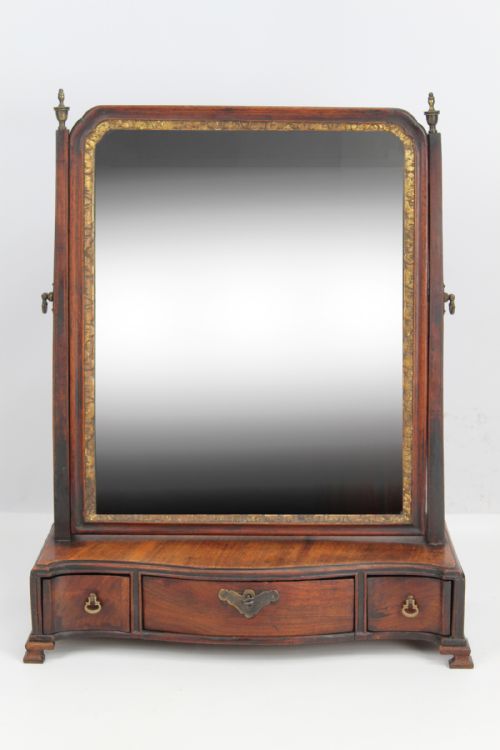 Georgian Mahogany Toilet Mirror