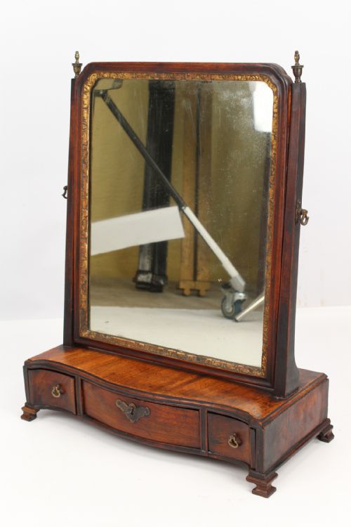 fig 1. Georgian Mahogany Toilet Mirror