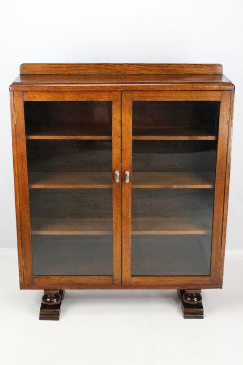 Art Deco Oak Bookcase