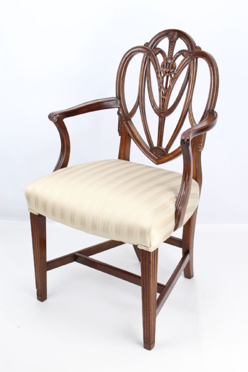 fig 1. Edwardian Mahogany Desk Chair