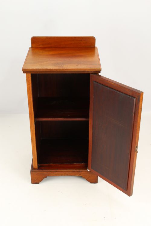 fig 1. Edwardian Mahogany & Inlaid Bedside Cabinet