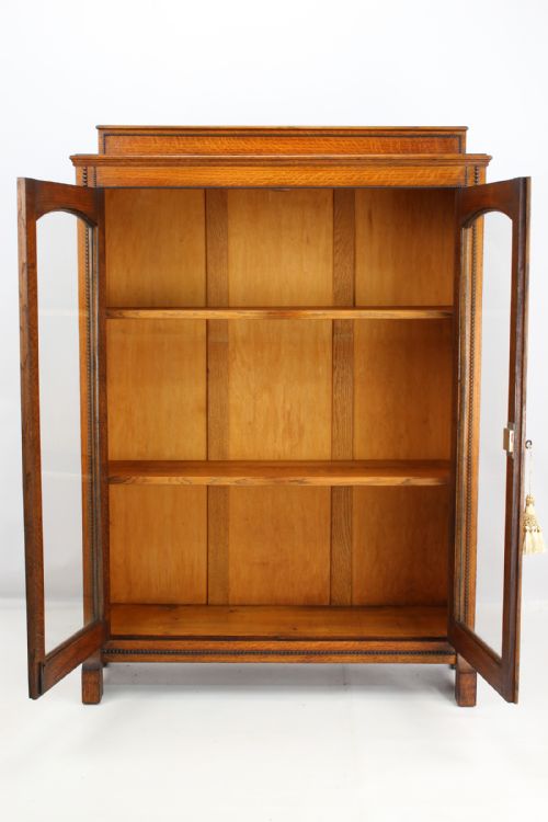 fig 1. Edwardian Oak Bookcase