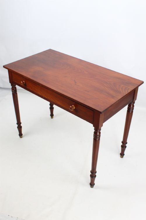 fig 1. Victorian Mahogany Writing Table Desk