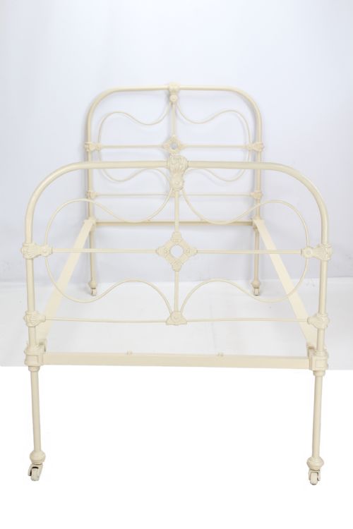 fig 2. Victorian All Iron Single Bed (3FT) Bedstead