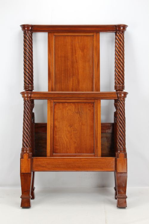 fig 1. Edwardian Mahogany Single Bed